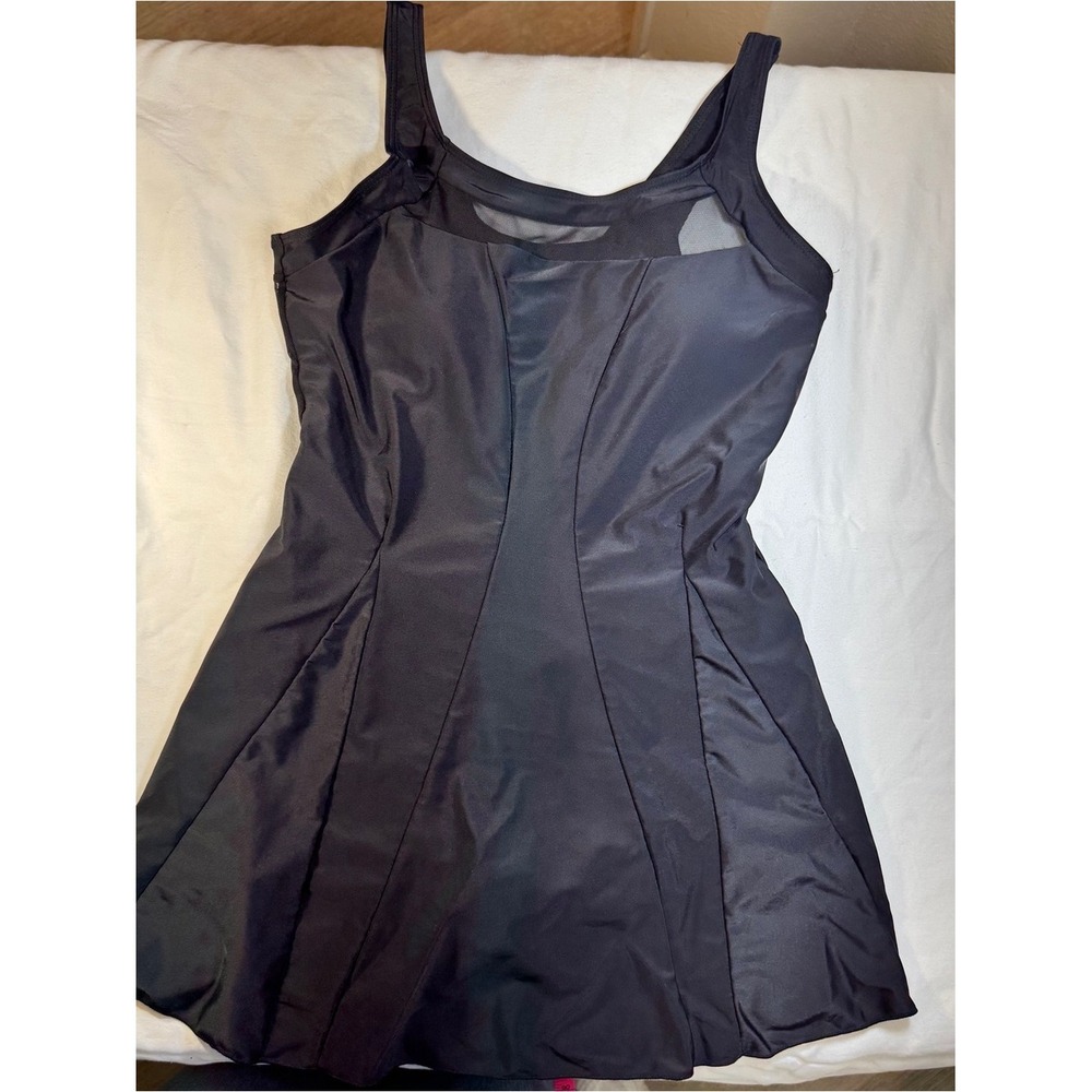 Black one piece swimsuit